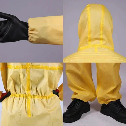 Chemical Work Coverall Protective Suit Hazardous Chemicals Liquid Proof Sulfuric Acid And Alkali Resistant Protection Clothing