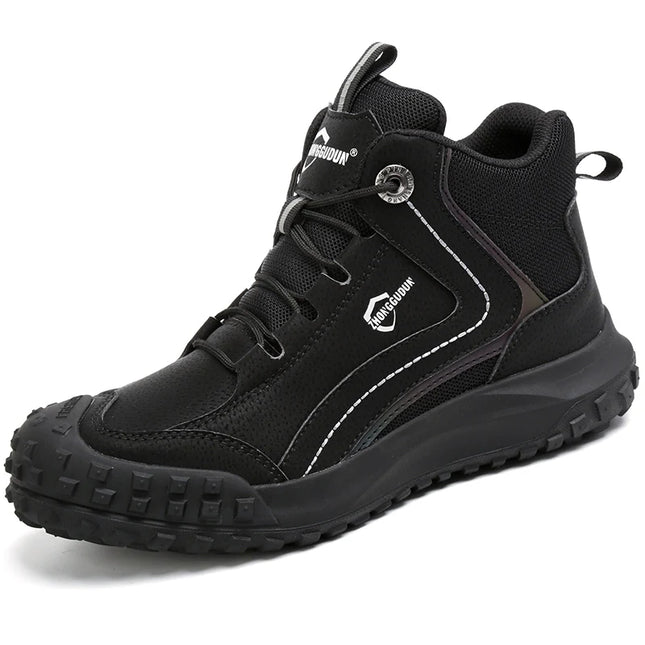 Autumn Winter New Work Safety Boots For Men Designer Work Sneakers Anti-puncture Security Shoes Work Boots Indestructible Shoes-KarWorkwear