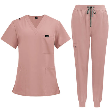 Multilcolors Hospital Medical Scrub Suits Uniform Women Men Scrubs Set Beauty Work Clothes Nurse Accessories Dental Surgery Suit-KarWorkwear