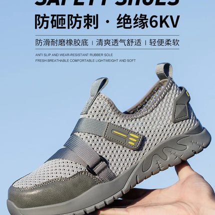 Breathable Indestructible Shoes Insulation 6KV Work Sneakers Summer Anti-puncture Safety Shoes Men Construction Footwear 2023-KarWorkwear