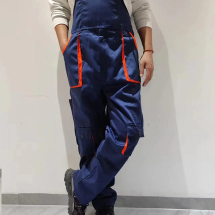 Work Overall Uniform Men Women Work Coverall Car Repairman Jumpsuit Workshop Mechanic Work Clothes Fly pockets Warehouse Rompers