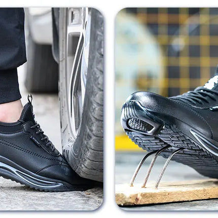 Safety Shoes Men for Work SteelToe Free Shipping Industrial Boots Man Protection for the Feet Smash-Proof Waterproof-KarWorkwear