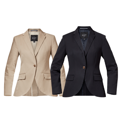 NNT Womens Half Lined Cotton Business Blazer Sleeve Lining Tailored Fit CAT1FF-KarWorkwear