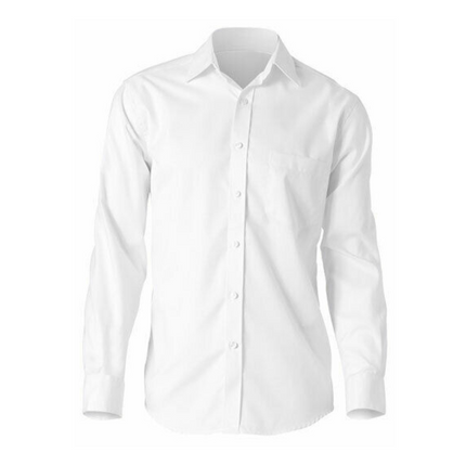 NNT Mens Textured Twill Fine Stripe Long Sleeve Cutaway Collar Business CATD1K-KarWorkwear