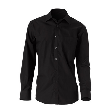 NNT Mens Polycotton Long Sleeve Cutaway Collar Classic Fit Shirt Business CATD1H-KarWorkwear