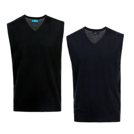 NNT Mens Fashioned Knit Jacket V-Neck Winter Warm Comfort Sleeveless Vest CATF24-KarWorkwear