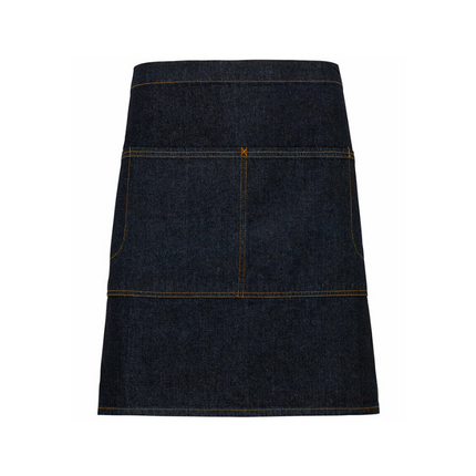 NNT Chef Work Half Apron No Pockets Durable Polycotton Tough Heavyweight CATK2C-KarWorkwear