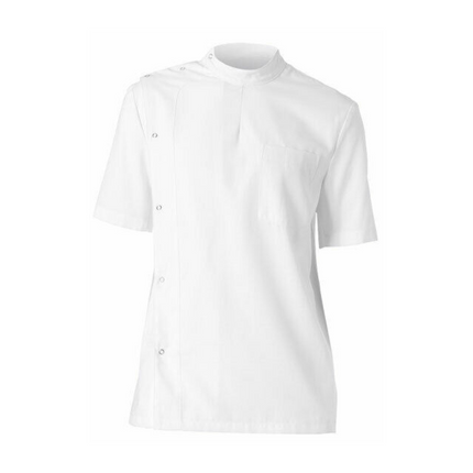 NNT Unisex Adults Neatron Stud Front Jacket Chef White Classic Fit Work CATP2H-KarWorkwear