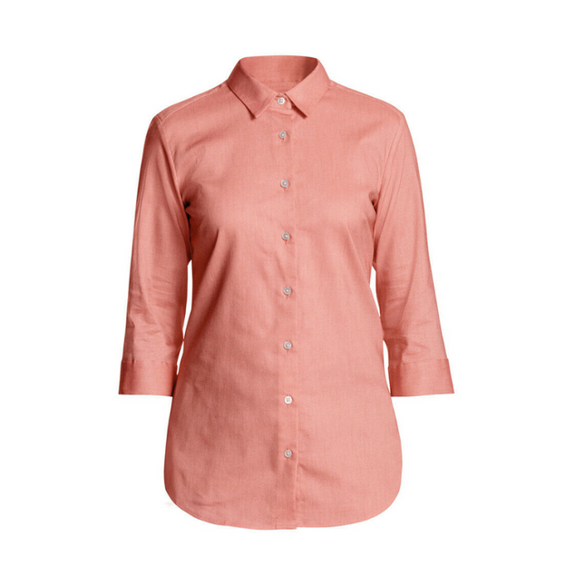 NNT Womens 3/4 Sleeve Mademmoiselle Formal Shirt Side Splits Business CATU5K-KarWorkwear