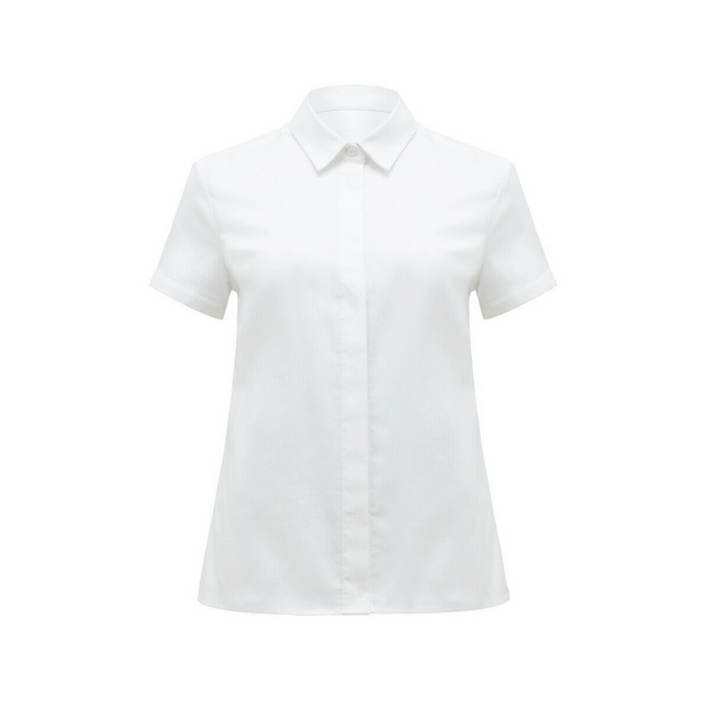 NNT Womens Short Sleeve Formal Shirt Comfort Cotton Blend Business Shirts CATU5G-KarWorkwear