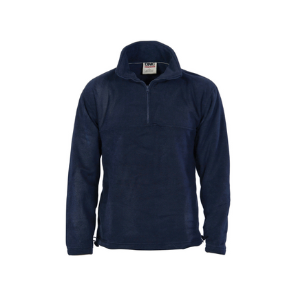 DNC Workwear Unisex Half Zip Polar Fleece Work Warm Winter Comfort Safety 5321-KarWorkwear