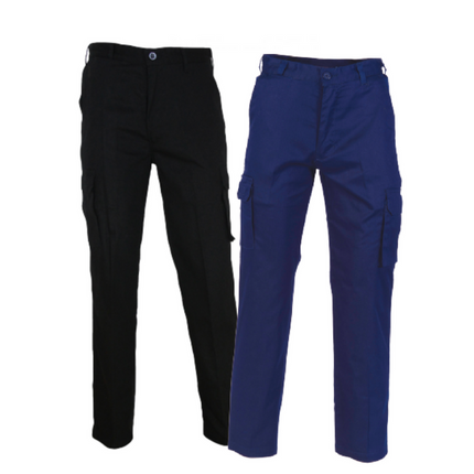 DNC Workwear Mens Lightweight Cotton Cargo Pants Comfortable  Work 3316-KarWorkwear
