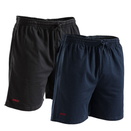 Stubbies Ruggers Mens Jersey Sweat Shorts Drawcord Cotton Elastic Work SE216H-KarWorkwear