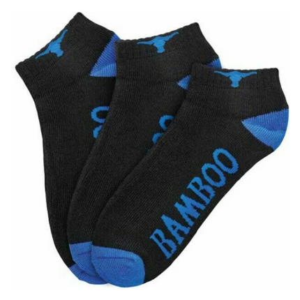 Elwood  Mens 3 Pack Workwear Bamboo Ankle Sock Cotton Comfy Toe Protect EWD905-KarWorkwear