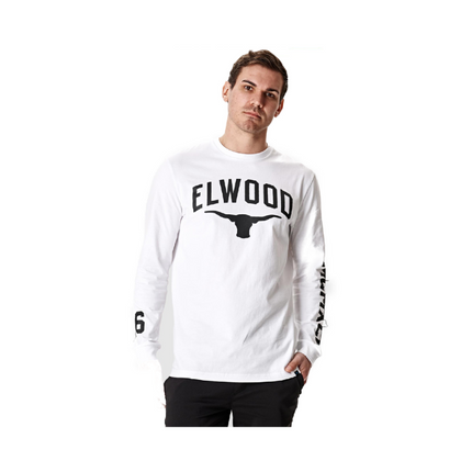 Elwood Mens  Workwear 96 Long Sleeve Tee Work Casual Comfortable T Shirt  EWD830-KarWorkwear