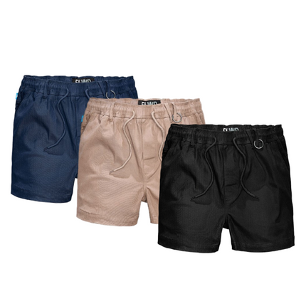 Elwood Mens Elastic Basic Short Summer Stretch Comfortable Workwear EWD206-KarWorkwear