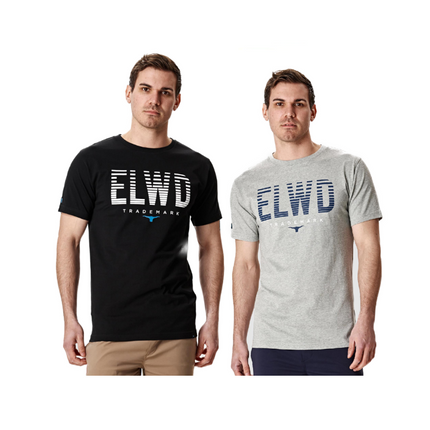 Elwood Mens Slice Tee Cotton Short Sleeve Stretch T-Shirt Work Casual EWD813-KarWorkwear