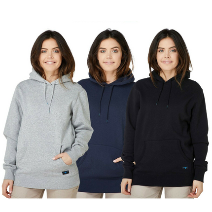 Womens Elwood Workwear Hoodie Pullover Winter Fleece 2019 Basic Work Warm EWD802-KarWorkwear