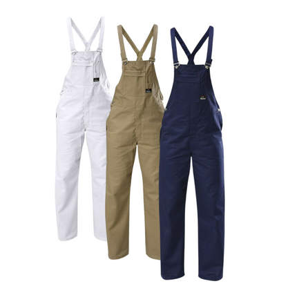 Hard Yakka Traditional Bib & Brace Overall Cotton Drill Work Safety Y01010-KarWorkwear