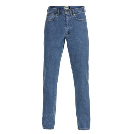 Hard Yakka Mens Mustang Stretch Jeans Denim Tough Regular Classic Fit Y43245-KarWorkwear