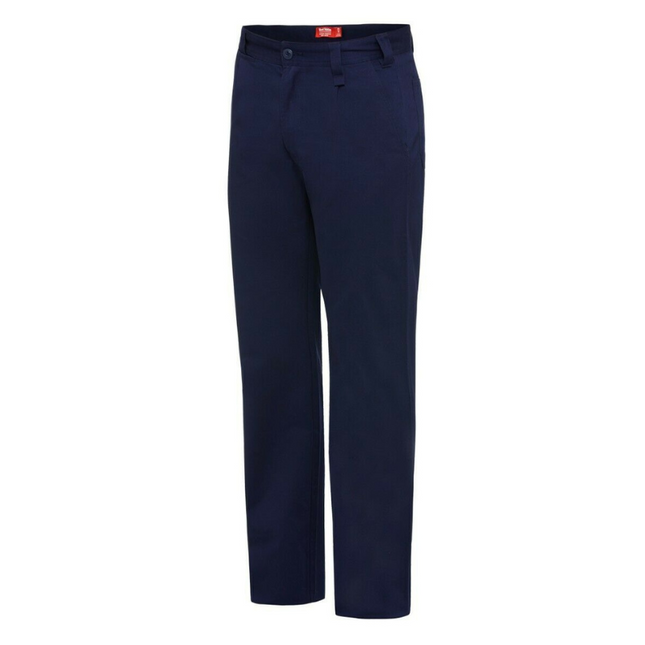 Mens Hard Yakka Core Drill Pants Pleat Cotton Phone Pocket 280 gsm Strong Y02530-KarWorkwear