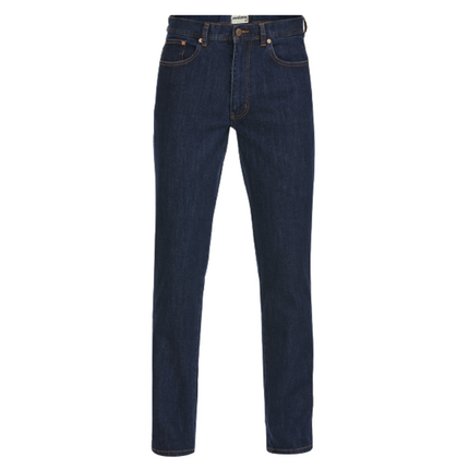 Hard Yakka Mens Mustang Stretch Jeans Denim Tough Regular Classic Fit Y43247-KarWorkwear