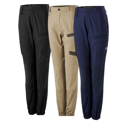 Hard Yakka Womens Raptor Cuff Long Pants Stretch Tough Work Safety Comfy Y08382-KarWorkwear