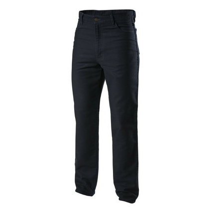Mens Hard Yakka Jeans Moleskin Denim Cotton Work Heavy Duty Plain Front Y03876-KarWorkwear