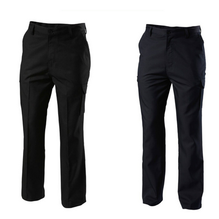 Mens Hard Yakka Cargo Workwear Pants Black Midnight Blue Safety Y02590-KarWorkwear