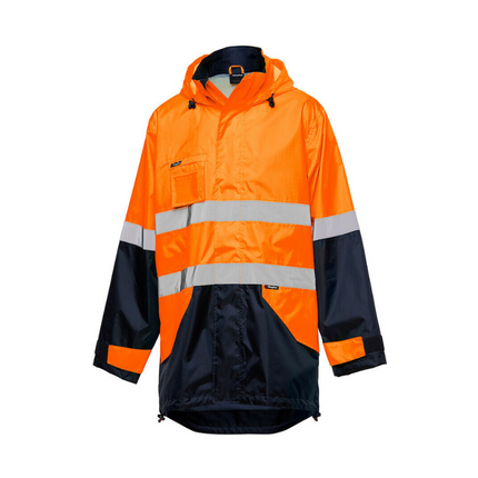 KingGee Lightweight Spray Jacket Waterproof All Season Safety Hi-Vis K55200-KarWorkwear