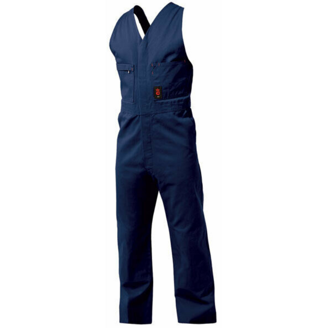 KingGee Mens Sleeveless Drill Overall Double Layered Cotton Work Safety K02060-KarWorkwear