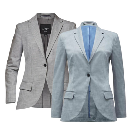 NNT Womens Formal Blazer Half Lined 1 Button Linen Look Jacket  Business CAT1E9-KarWorkwear