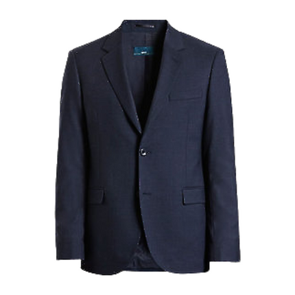 NNT Mens Sharkskin 2 Button Jacket Wool Blend Collared Long Sleeve CATB7J-KarWorkwear