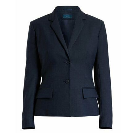 NNT Womens Formal Sharkskin 2 Button Mid Length Detail Jacket Business CAT1C4-KarWorkwear