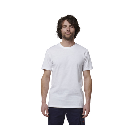 Hard Yakka Mens Cotton Breathable Crew Neck Short Sleeve Core Tee Y19251-KarWorkwear
