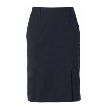NNT Womens Formal  Stretch Twill Pleat Straight Skirt Contour Waistband CAT26B-KarWorkwear
