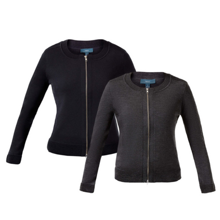 NNT Womens Pure Wool Knit Business Jacket Fully Formal Body Warmer CAT5AS-KarWorkwear