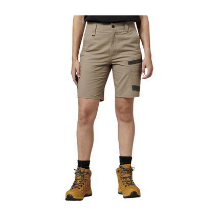 Hard Yakka 4 Pack Womens 3056 Raptor Active Fit Mid Lenght Work Short Y08228-KarWorkwear