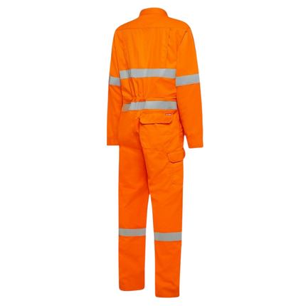 Hard Yakka Safety SheildTec Fire Resistant Coverall Overall Taped Hi-Vis Y00080-KarWorkwear