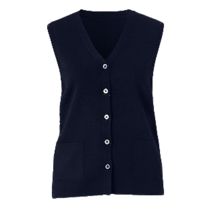 NNT Womens Wool Rich V Neck Vest Classic Ribbed Trim Vest CAT51D-KarWorkwear