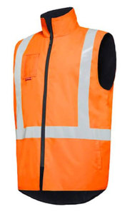 Hard Yakka Mens Hi-Vis Vest Taped Reflect Interchange Shell Work Jacket Y21480-KarWorkwear