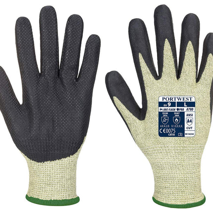 A780 Flame Resistant Arc Grip Glove Green/Black, X-Large