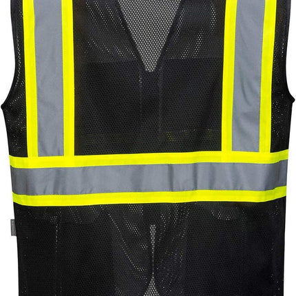 Iona Tampa Mesh Vest Work Safety Protective Clothing Vest Pocket Adjustable Strap