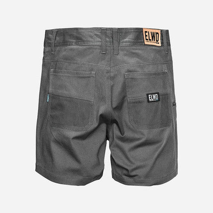 Mens Elwood Work Basic Shorts Stretch Twill Reinforced Pockets Tradie EWD202-KarWorkwear