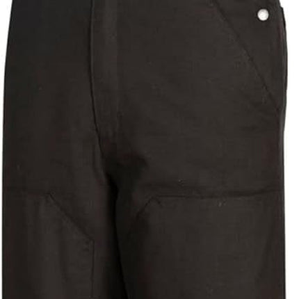 DC802 Men'S Duraduck Quilt Lined Workwear Bib and Brace Overalls Black, 3X-Large