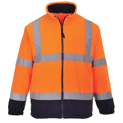 Men'S F301Ornxl Hi-Vis Fleece Jacket, Orange, XL UK