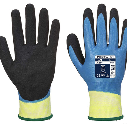 AP50 Aqua Cut Pro Glove Blue/Black, Large