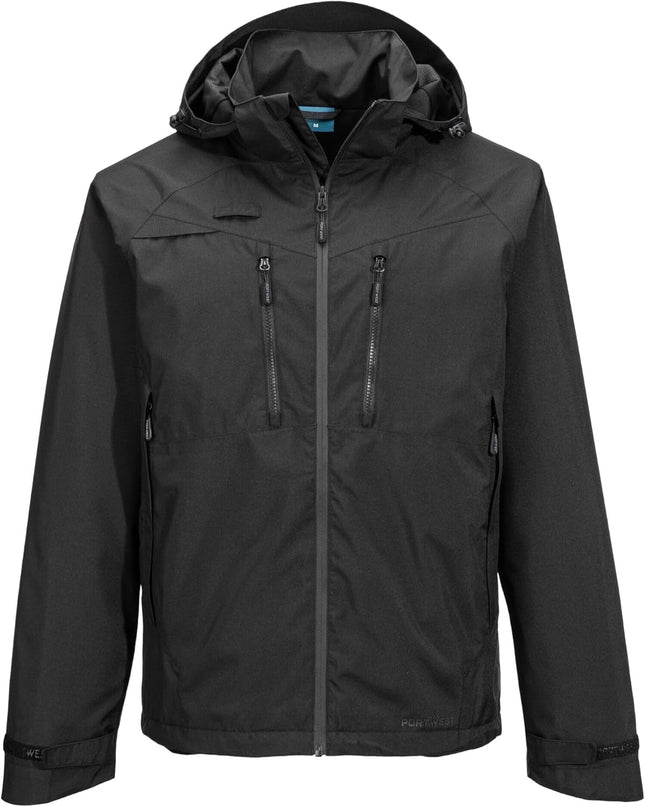 DX463 Men'S DX4 Waterproof Rain Jacket Hooded with Pockets