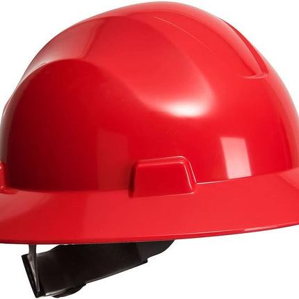 PS56 Full Brim Premier Hard Hat - Unvented with 4-Point Textile Harness