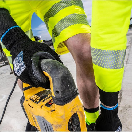 A790 Safety Shock Absorbing Glove with anti Vibration Palm Pods ANSI, Large